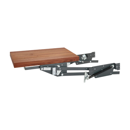 Rev-A-Shelf Heavy Duty Mixer Lift with Shelf, Orion Gray, 18"