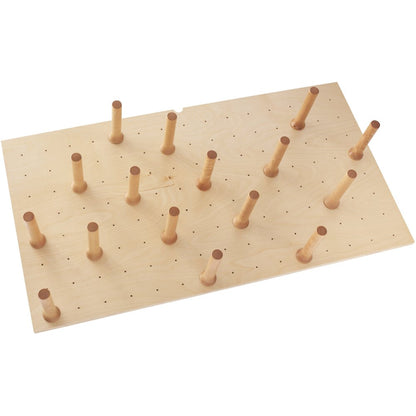 Rev-A-Shelf Large Wood Drawer Peg System for 36" to 42" Base Cabinets, natural maple