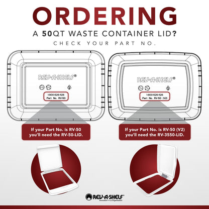 Rev-A-Shelf Maple Pullout Waste Container with Rev-A-Motion Soft-Open/Soft-Close, metallic silver