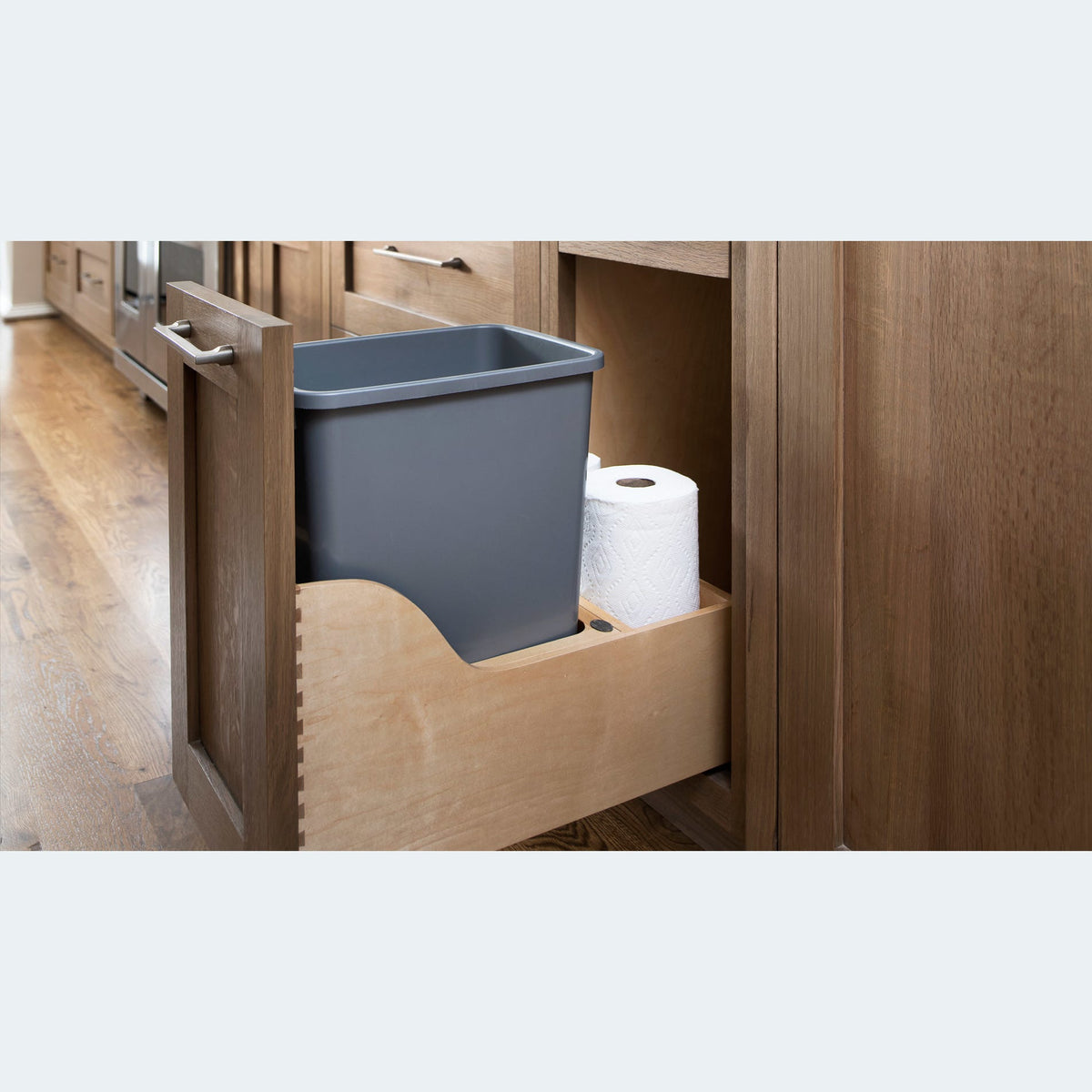 Rev-A-Shelf Maple Pullout Waste Container with Soft-Close