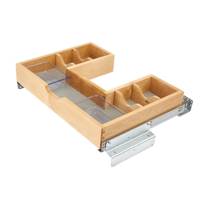 Rev-A-Shelf Maple U-Shaped Vanity Pullout, Natural Maple, 30"