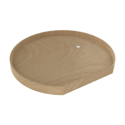 Rev-A-Shelf Natural Wood D-Shape Lazy Susans, Natural, 28"