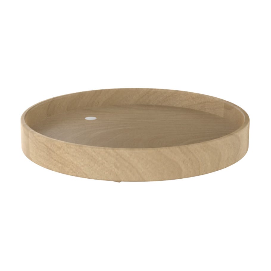 Rev-A-Shelf Natural Wood Full Circle Lazy Susan for Wall Cabinets, Natural, 18"