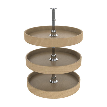 Rev-A-Shelf Natural Wood Full Circle Lazy Susan for Wall Cabinets, Natural, 18"