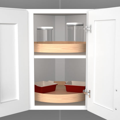 Rev-A-Shelf Natural Wood Full Circle Lazy Susan for Wall Cabinets
