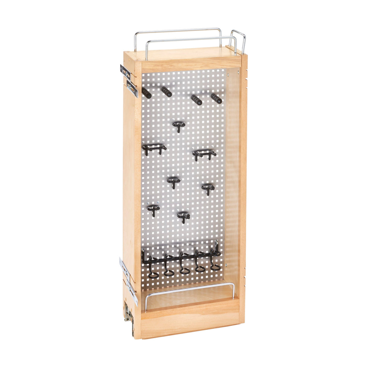 Rev-A-Shelf Perforated Wall Pullout, Stainless Steel, 5"