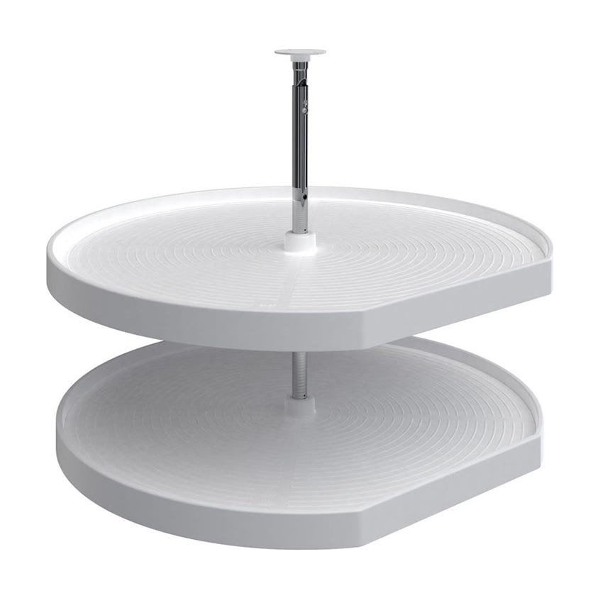 Rev-A-Shelf Polymer D-Shape 2-Shelf Lazy Daisy