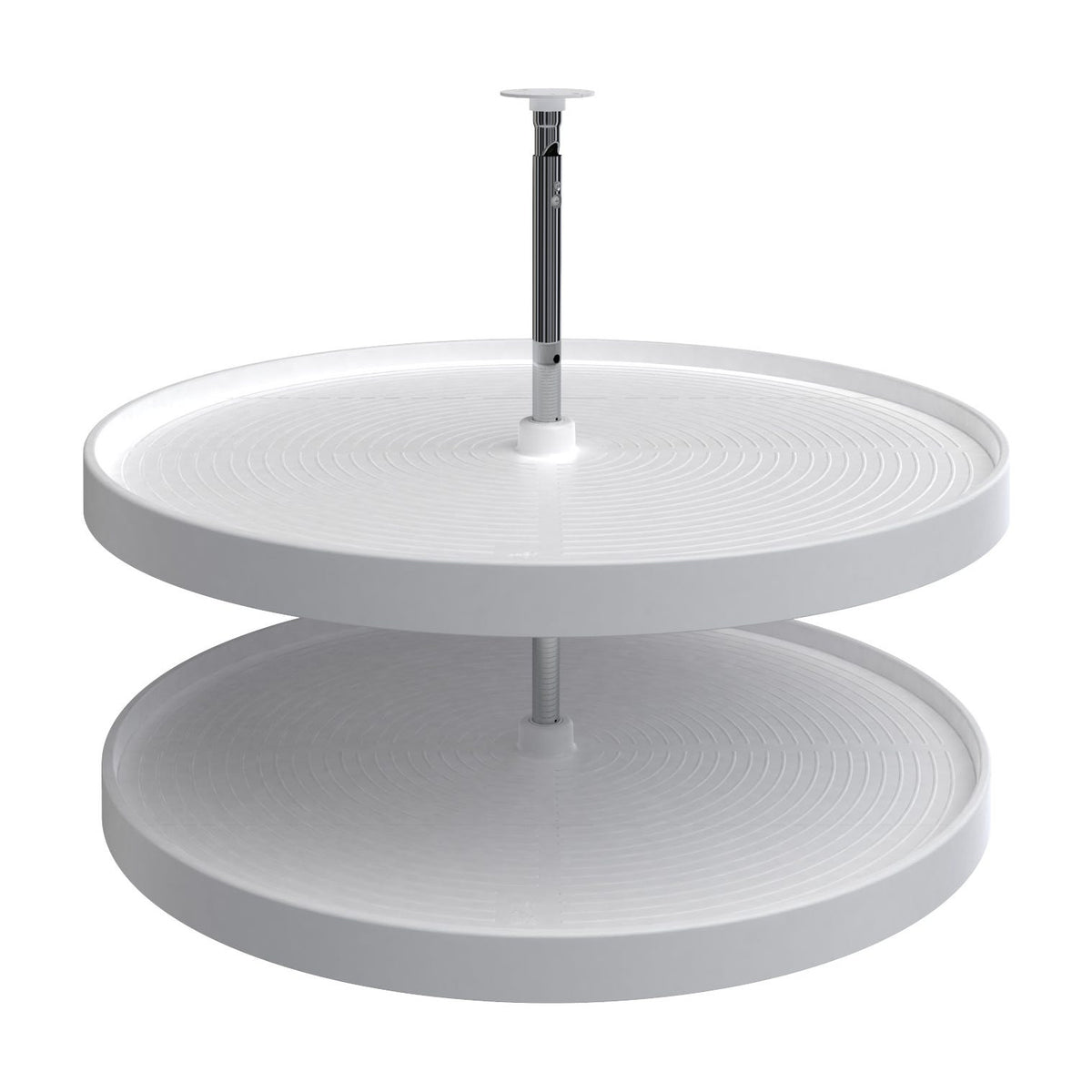 Rev-A-Shelf Polymer Full Circle 2-Shelf Lazy Daisy, White, 32"