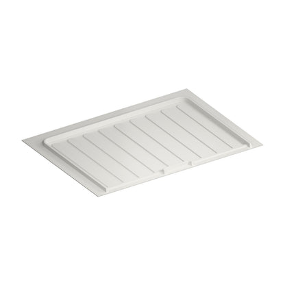 Rev-A-Shelf Polymer Trim-to-Fit Drip Tray for Vanity Sink Base Cabinets, White, 27"