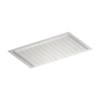 Rev-A-Shelf Polymer Trim-to-Fit Drip Tray for Vanity Sink Base Cabinets, White, 33"