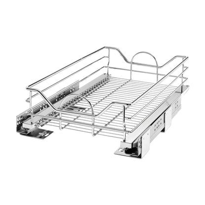 Rev-A-Shelf Premier Pullout Shelf, Polished Chrome, 15"