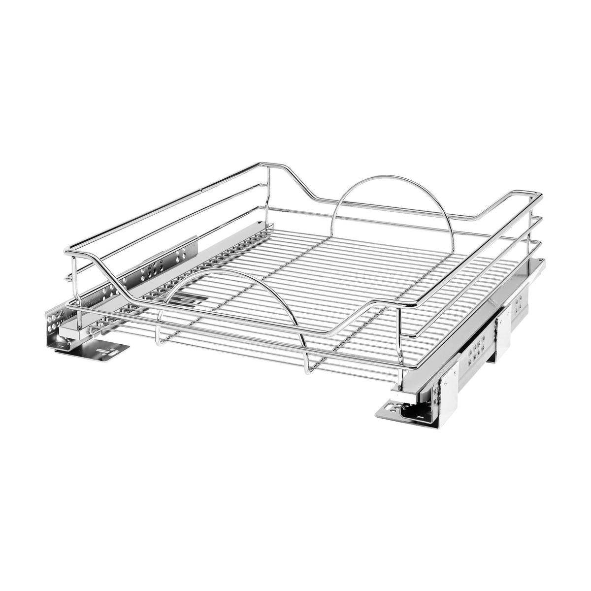 Rev-A-Shelf Premier Pullout Shelf, Polished Chrome, 21"
