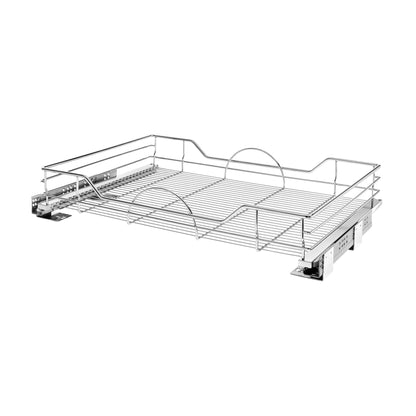 Rev-A-Shelf Premier Pullout Shelf, Polished Chrome, 33"