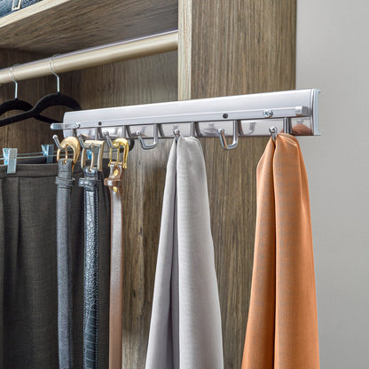 Rev-A-Shelf Premier Swivel Belt Rack, chrome