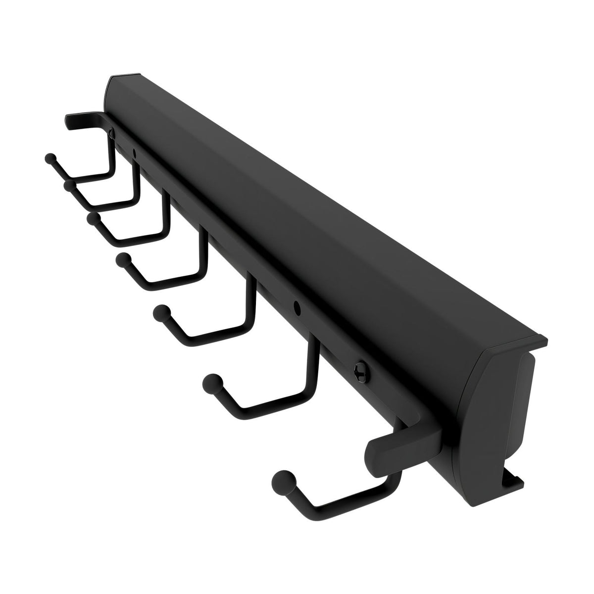 Rev-A-Shelf Premier Swivel Belt Rack, Matte Black, 14"