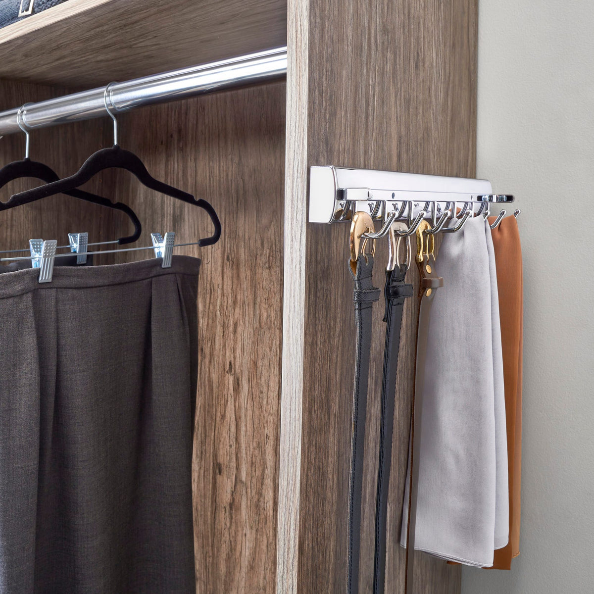 Rev-A-Shelf Premier Swivel Belt Rack