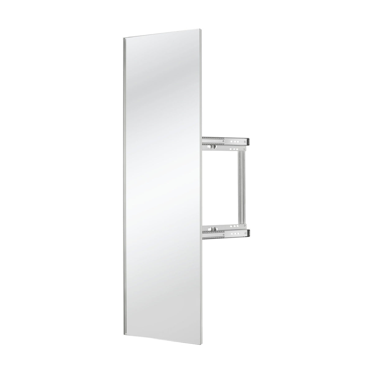 Rev-A-Shelf Premier Swivel Closet Mirror, Silver, 48"