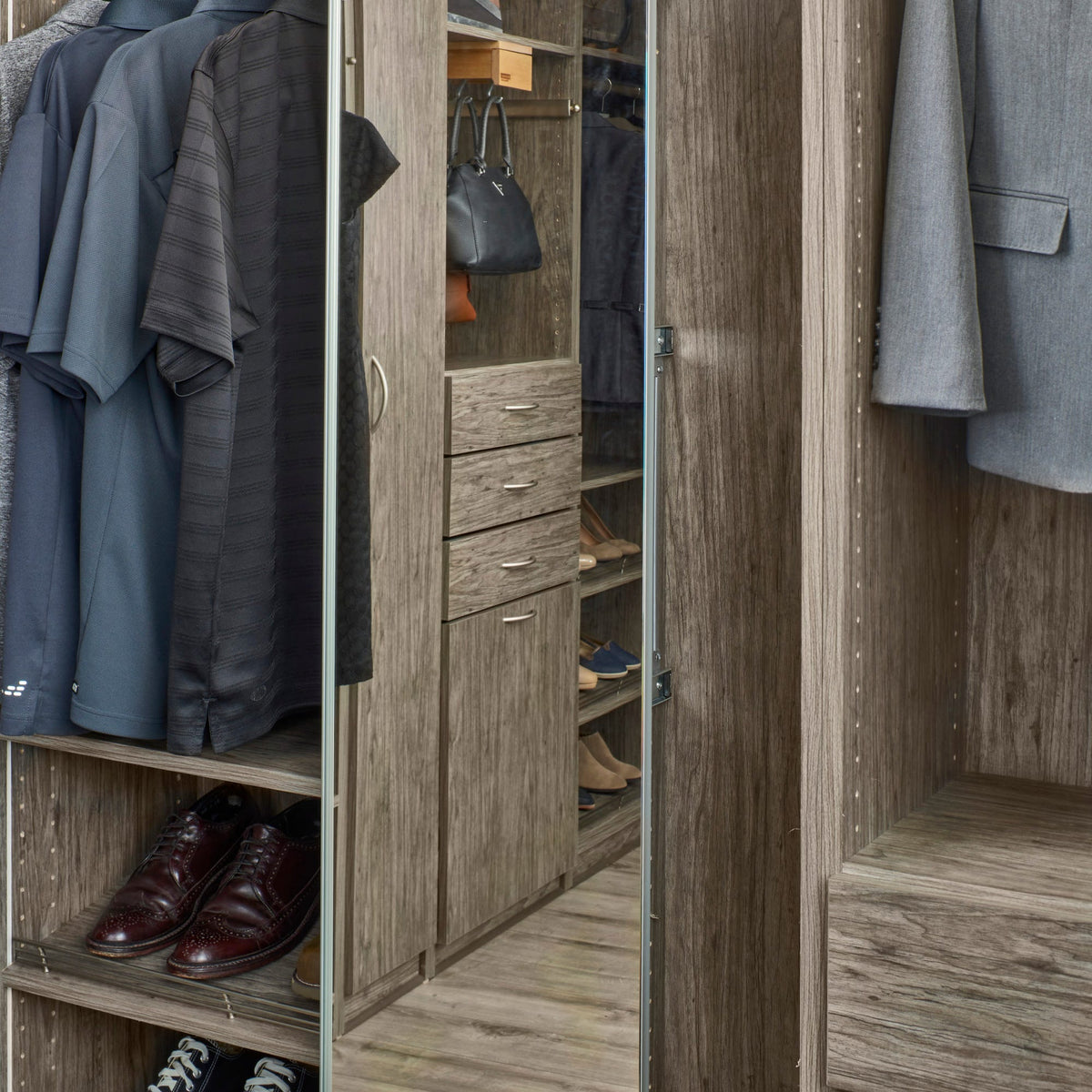 Rev-A-Shelf Premier Swivel Closet Mirror