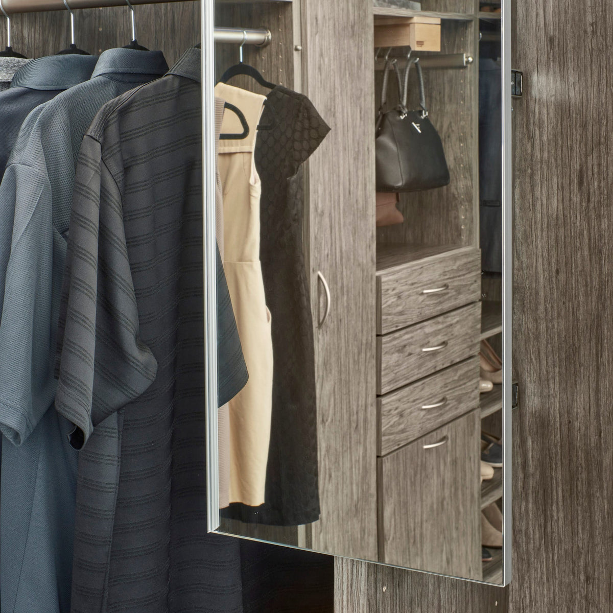 Rev-A-Shelf Premier Swivel Closet Mirror