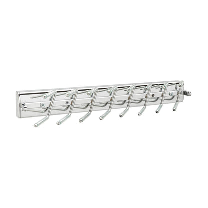 Rev-A-Shelf Premier Swivel Tie Rack, Chrome, 14"