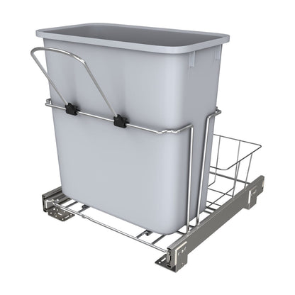 Rev-A-Shelf RU Chrome Waste Pullout, gray
