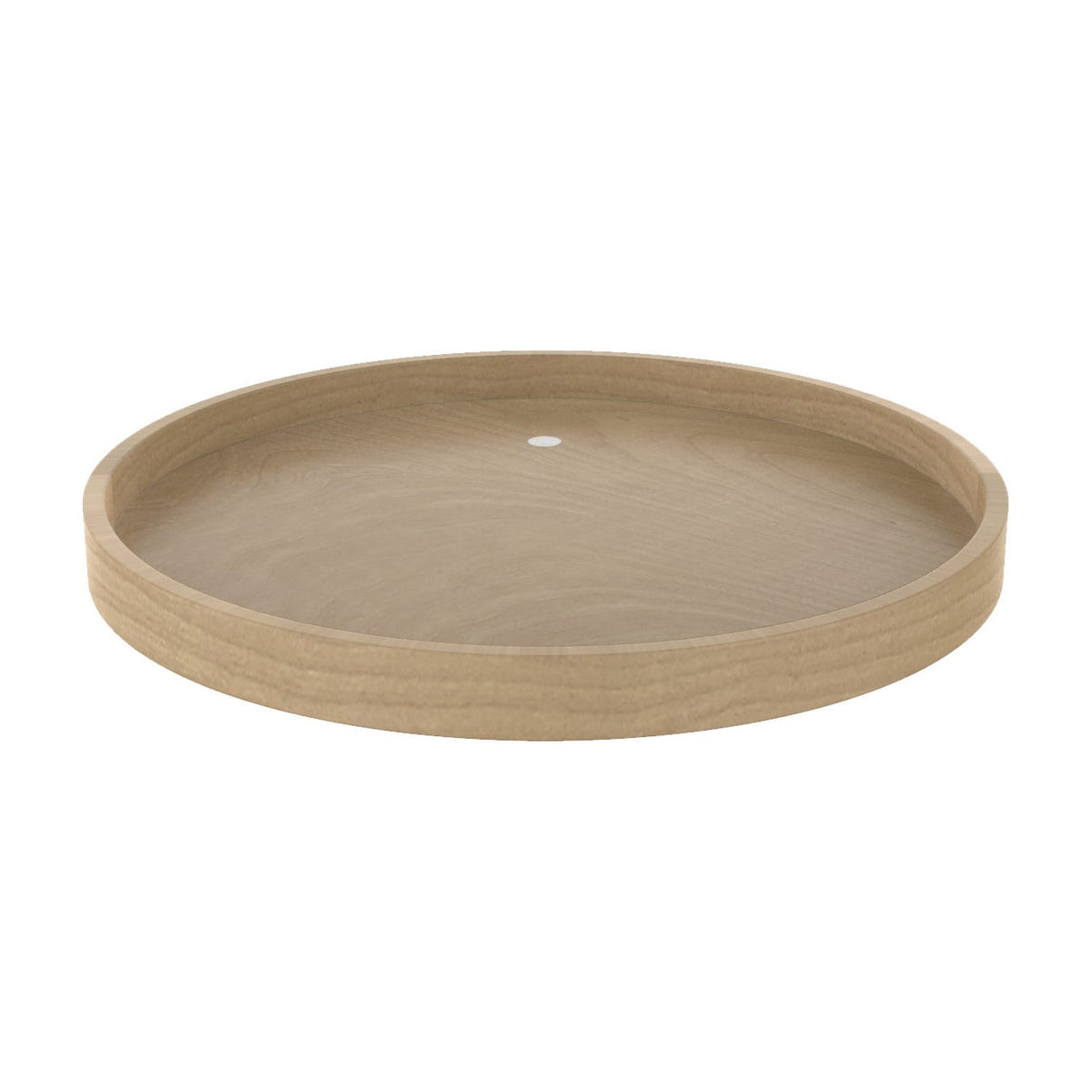 Rev-A-Shelf Single Shelf Banded Wood Full Circle Lazy Susan, 24"