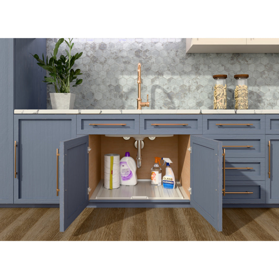 Rev-A-Shelf Sink Base Drip Tray for 27" and 30" Cabinets, White