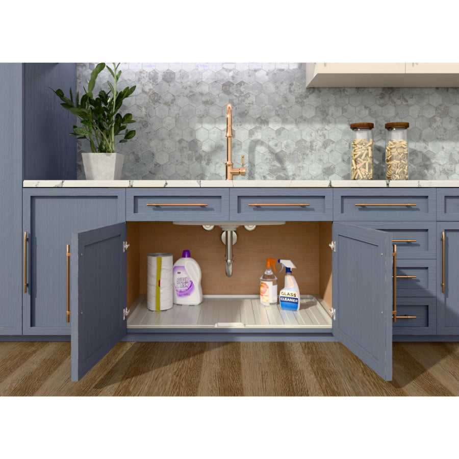 Rev-A-Shelf Sink Base Drip Tray for 39" and 42" Cabinets, White