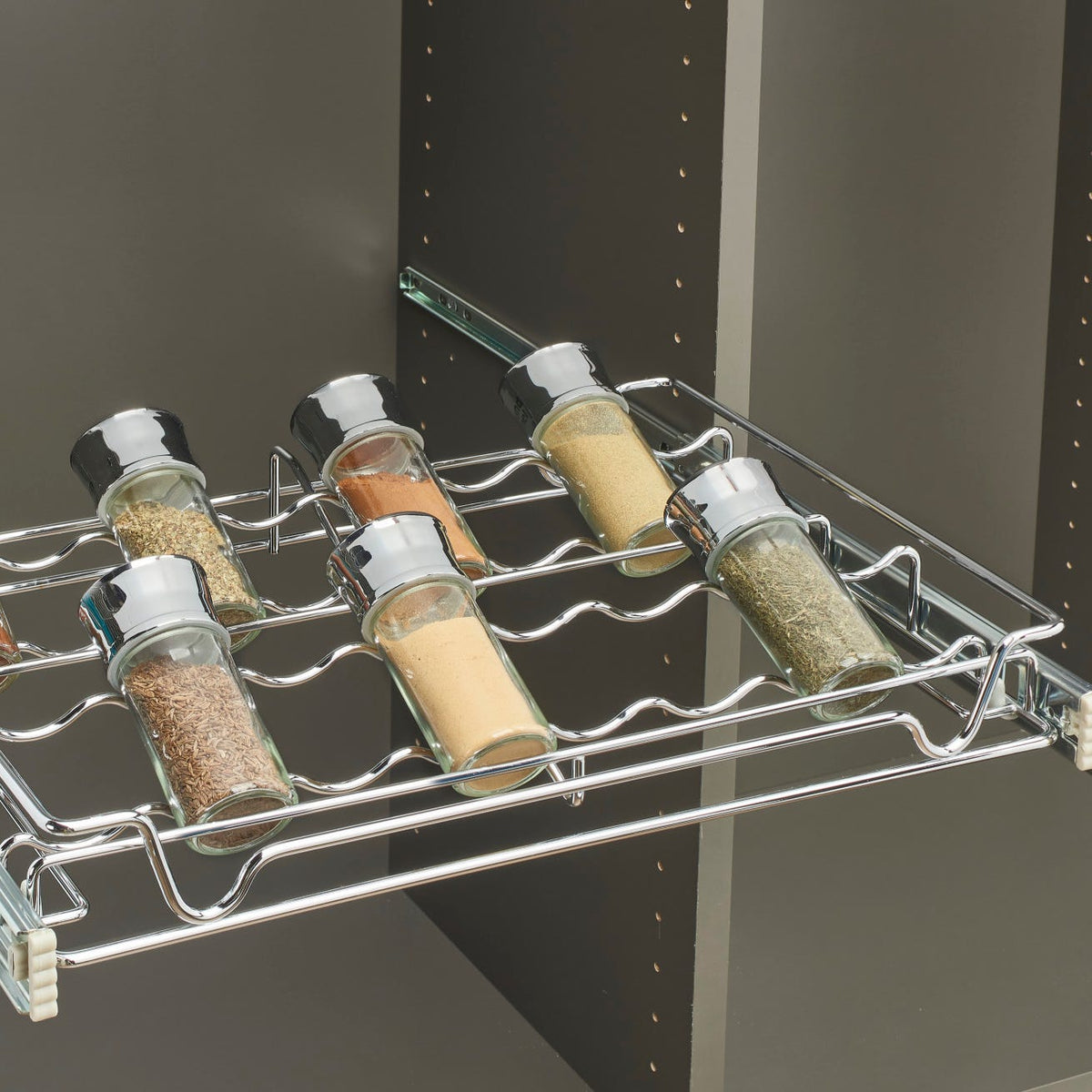 Rev-A-Shelf Sliding Spice/Can Rack