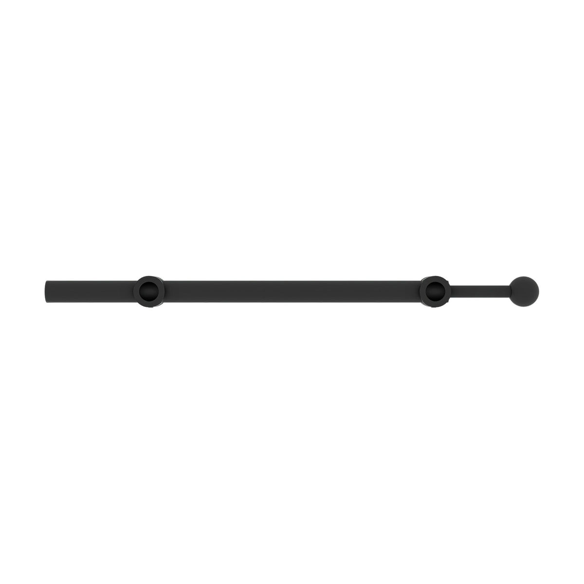 Rev-A-Shelf Sliding Valet Rod for Custom Closet Systems, Matte Black, 14"