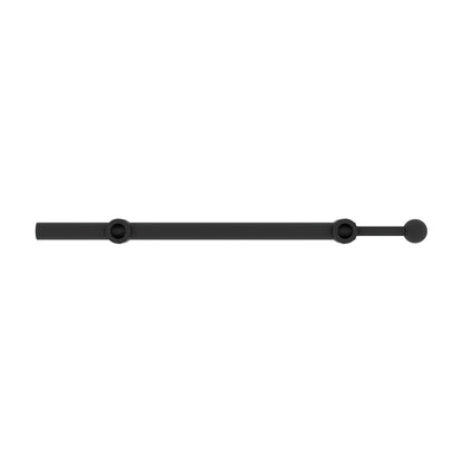 Rev-A-Shelf Sliding Valet Rod for Custom Closet Systems, Matte Black, 14"