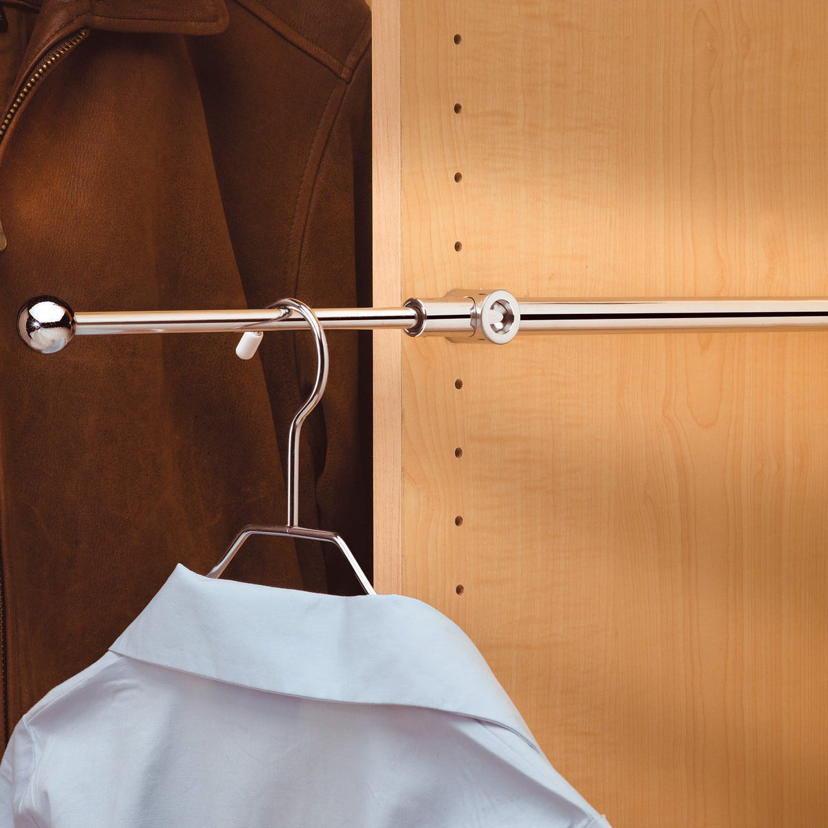Rev-A-Shelf Sliding Valet Rod for Custom Closet Systems