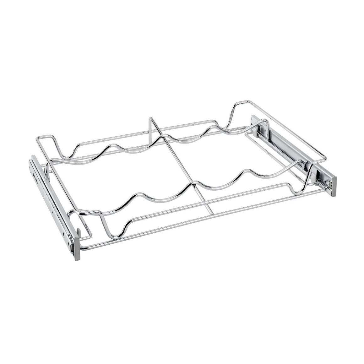 Rev-A-Shelf Sliding Wine Racks, Chrome, 18"