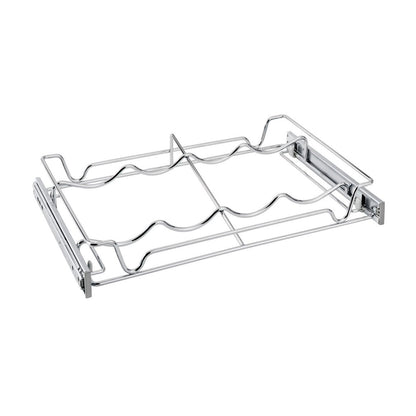 Rev-A-Shelf Sliding Wine Racks, Chrome, 18"