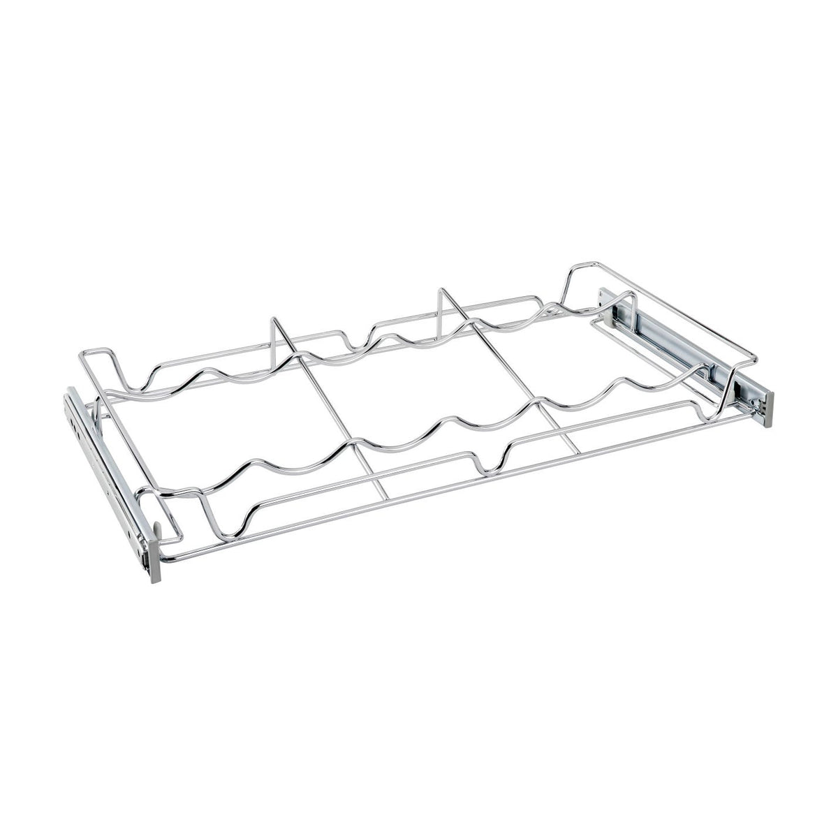 Rev-A-Shelf Sliding Wine Racks, Chrome, 24"