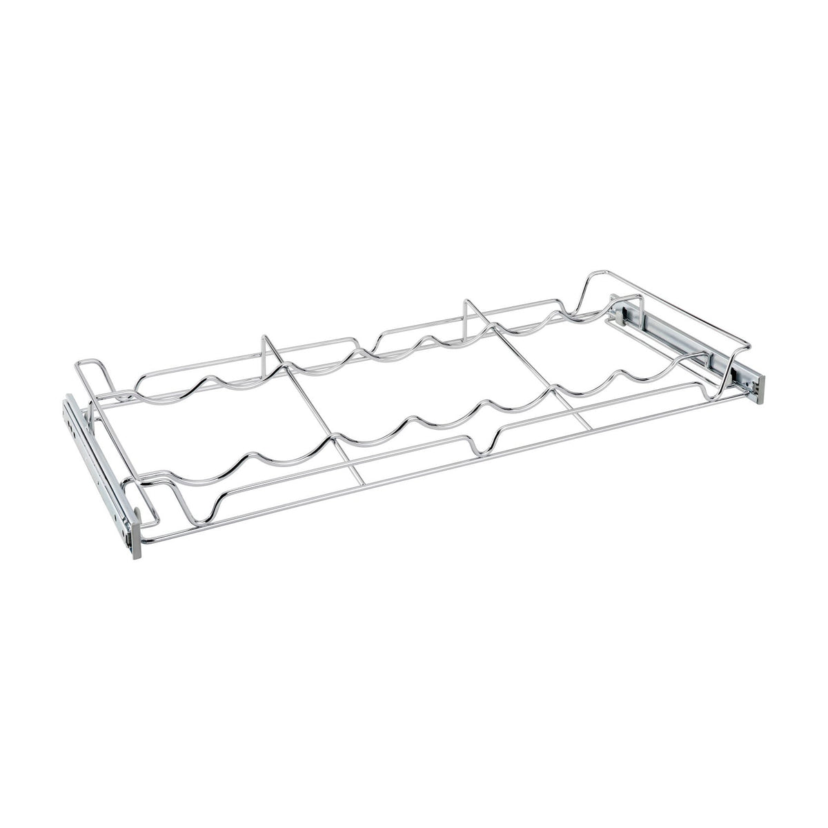 Rev-A-Shelf Sliding Wine Racks, Chrome, 30"