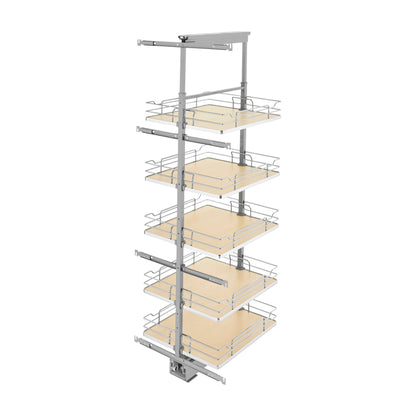 Rev-A-Shelf Solid Bottom Pantry Pullout, Natural Maple, 21"