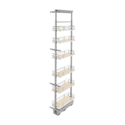 Rev-A-Shelf Solid Bottom Pantry Pullout, Natural Maple, 12"