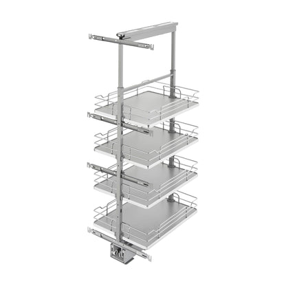 Rev-A-Shelf Solid Bottom Pantry Pullout, Gray, 18"