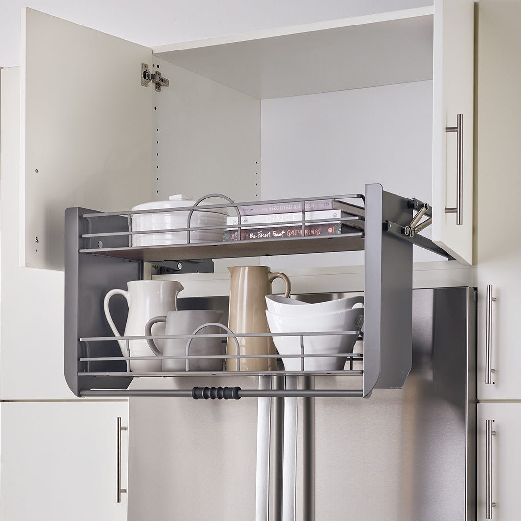 Rev-A-Shelf Solid Bottom Pull-Down Shelving System