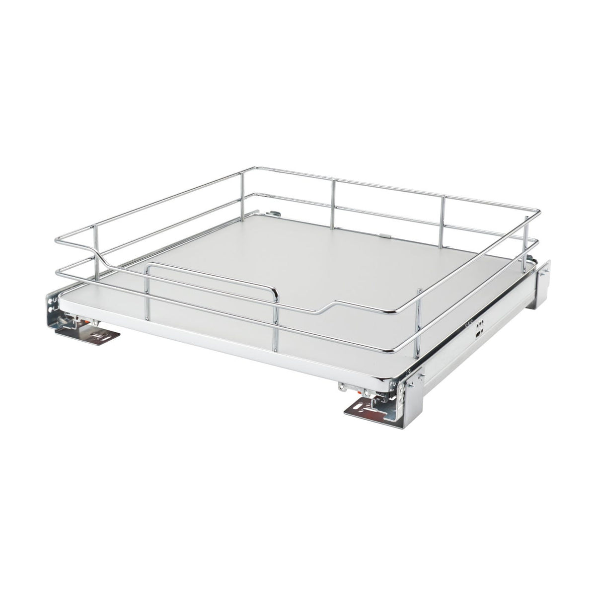 Rev-A-Shelf Solid Bottom Pullout Shelf, Gray, 24"