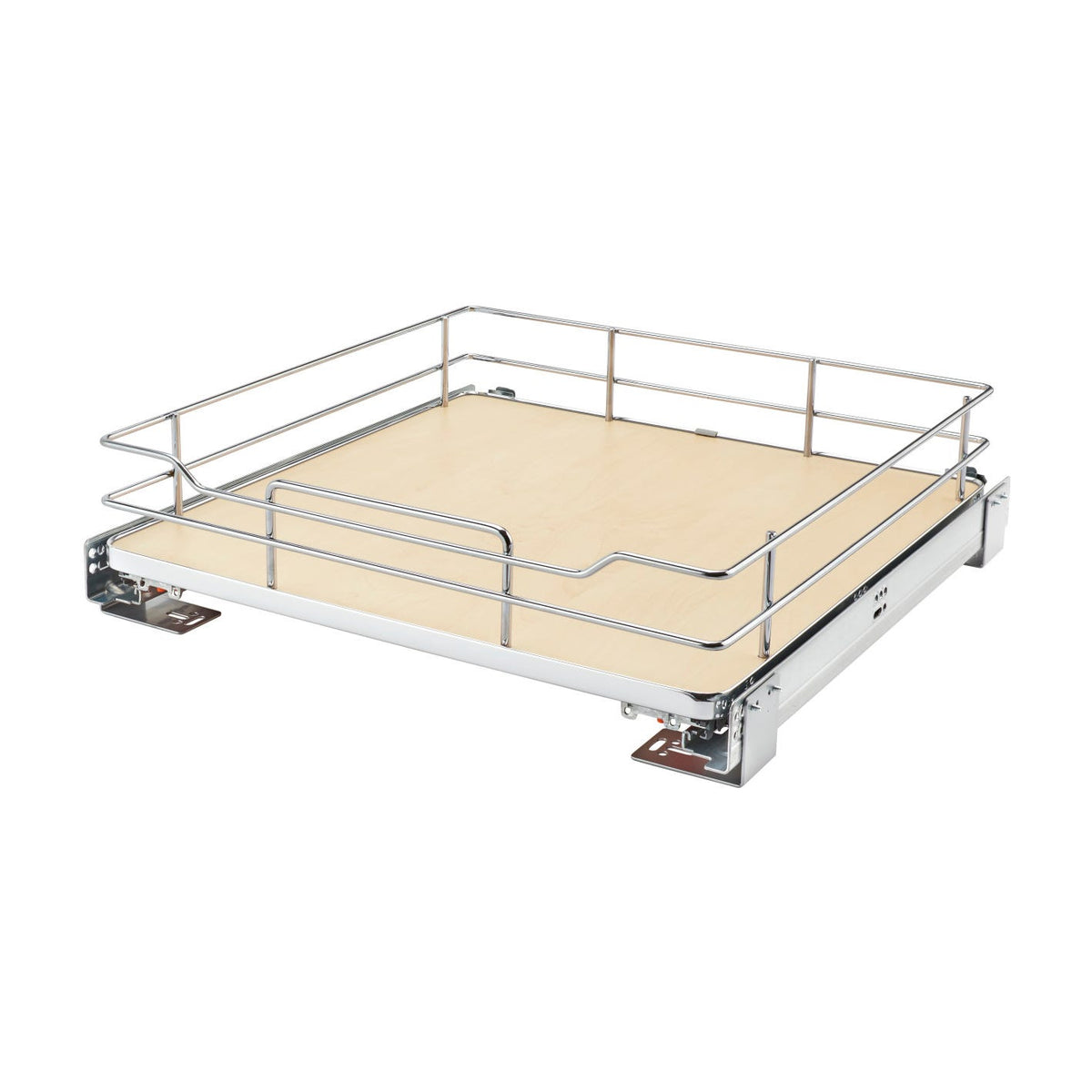Rev-A-Shelf Solid Bottom Pullout Shelf, Maple, 24"