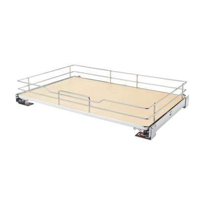 Rev-A-Shelf Solid Bottom Pullout Shelf, Maple, 36"