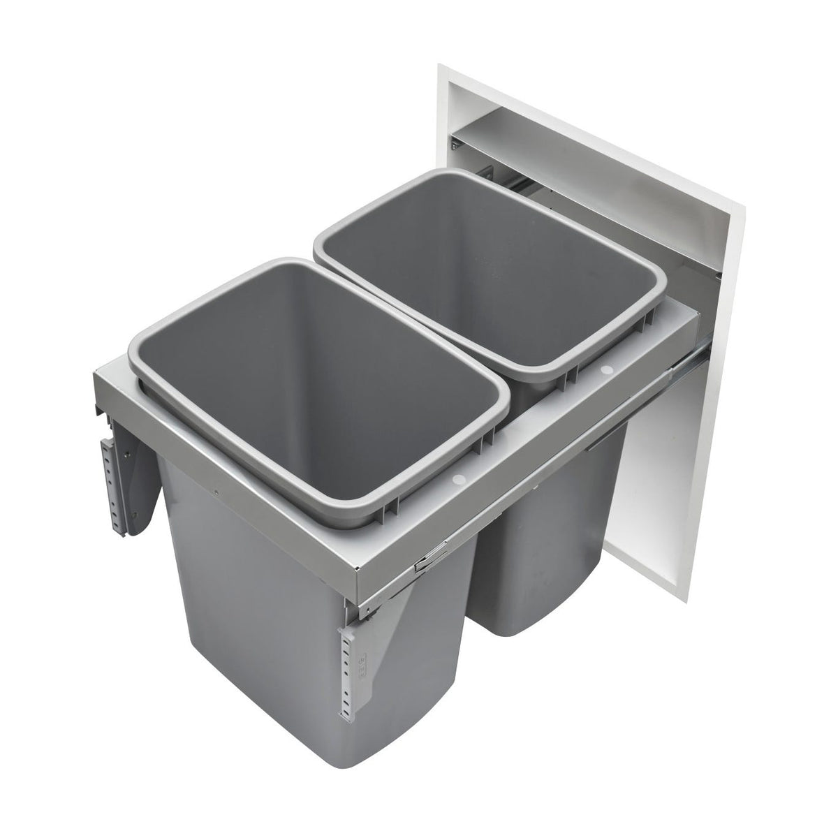 Rev-A-Shelf Steel Top Mount Waste Container with Soft-Close