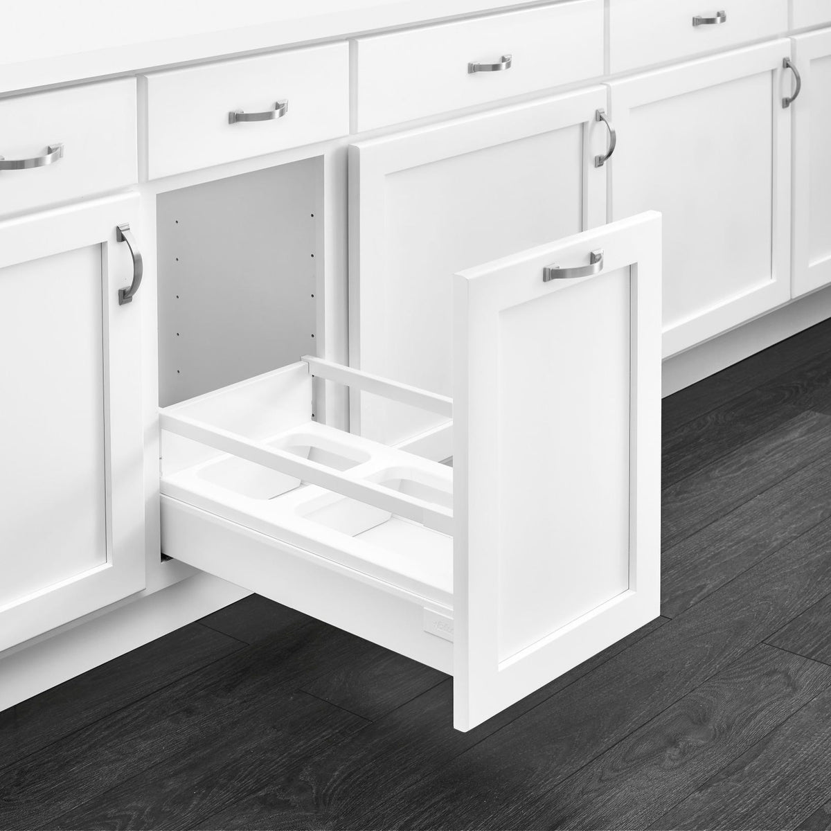 Rev-A-Shelf TANDEMBOX Bottom Mount Waste Container with Soft-Close