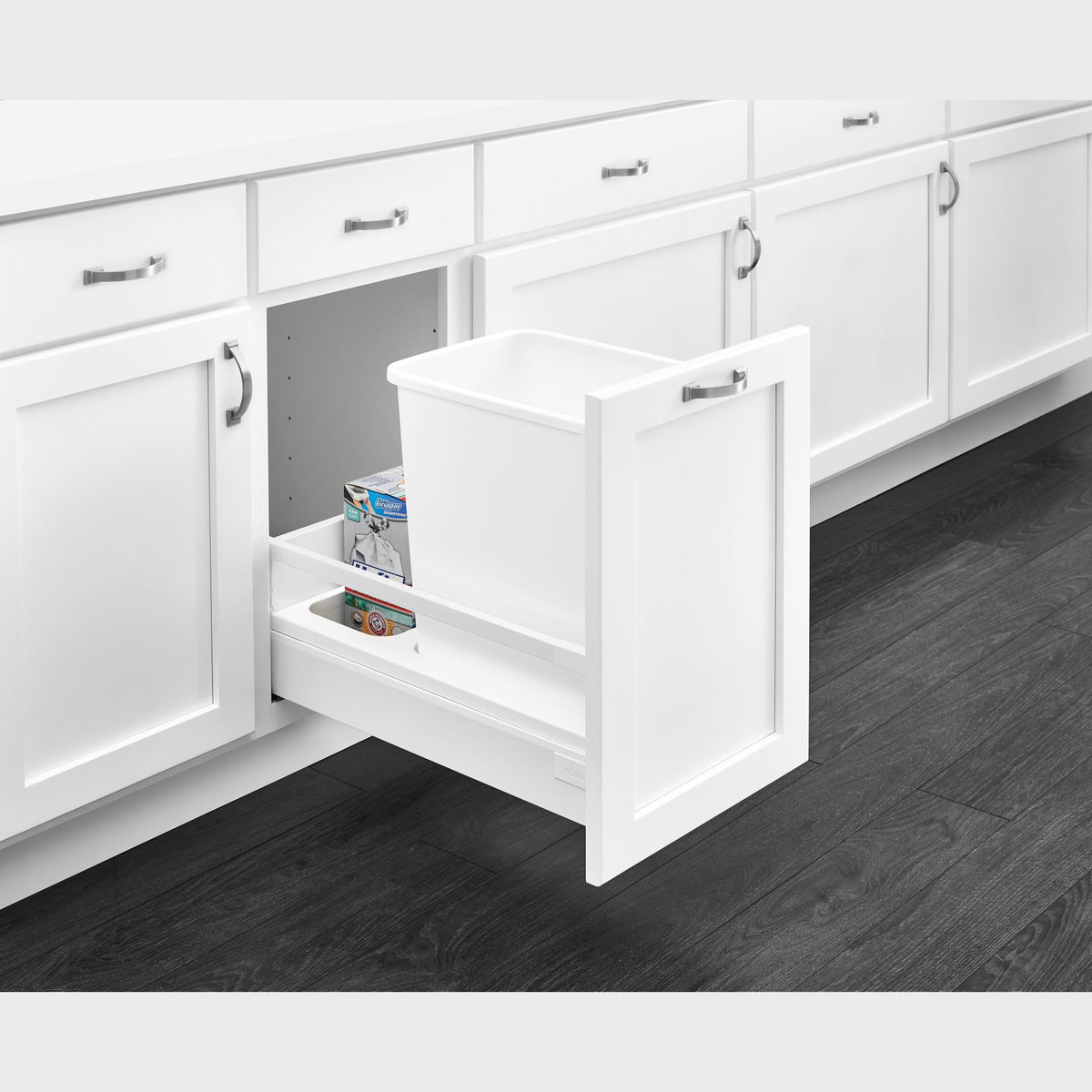 Rev-A-Shelf TANDEMBOX Bottom Mount Waste Container with Soft-Close