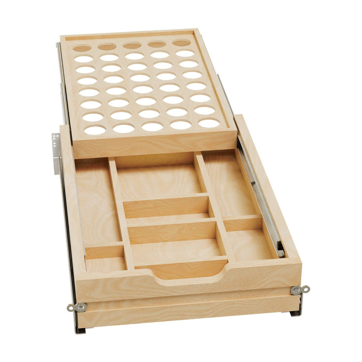 Rev-A-Shelf Tiered K-Cup Drawer, Natural Maple, 18"