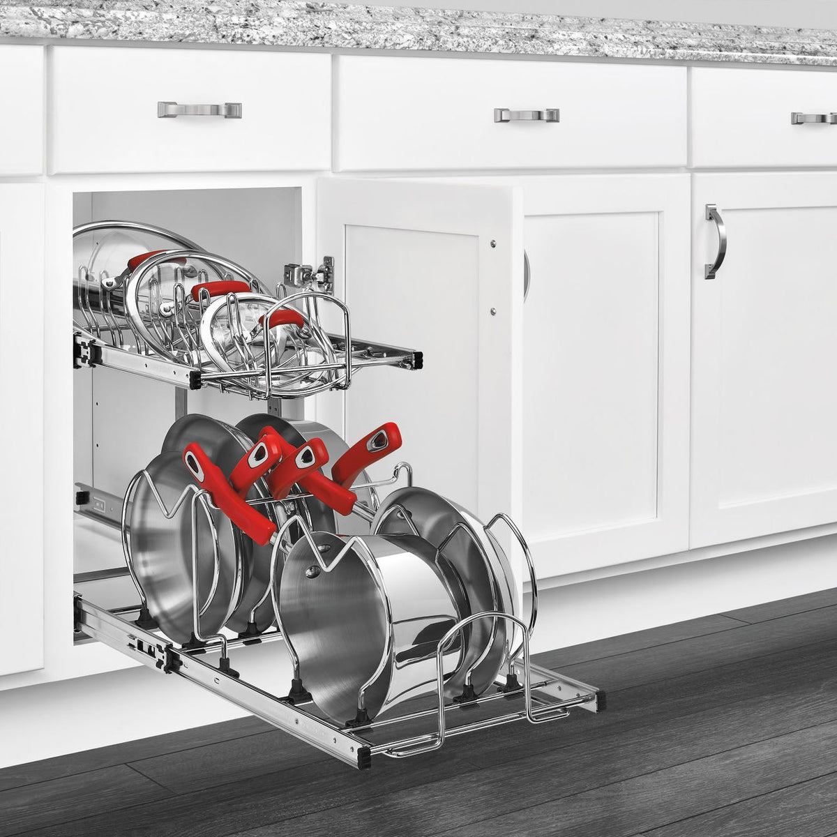 Rev-A-Shelf Two-Tier Cookware Organizer