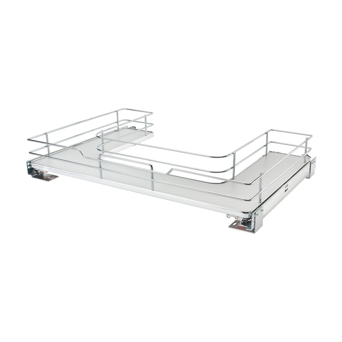 Rev-A-Shelf U-Shaped Solid Bottom Shelves, Gray, 36"