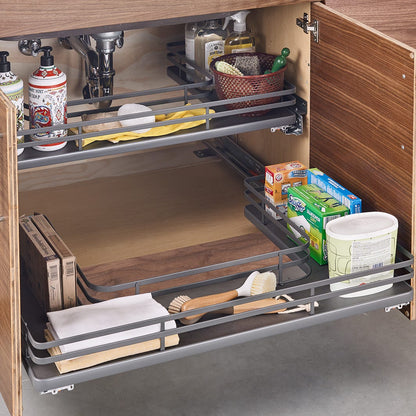 Rev-A-Shelf U-Shaped Solid Bottom Shelves